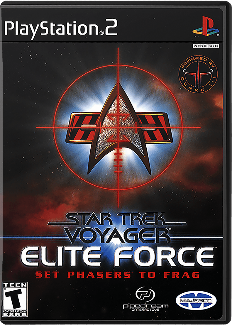 Star Trek Voyager: Elite Force box art for Playstation 2